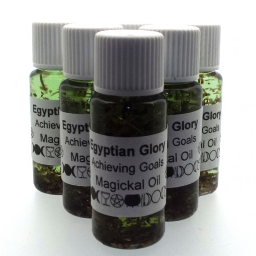 10ml Egyptian Glory Herbal Spell Oil Achieving Goals